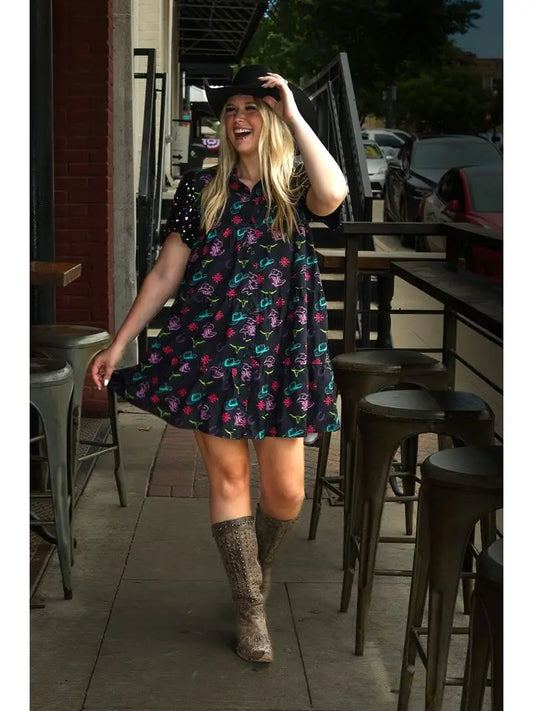 Western Shirt Dress