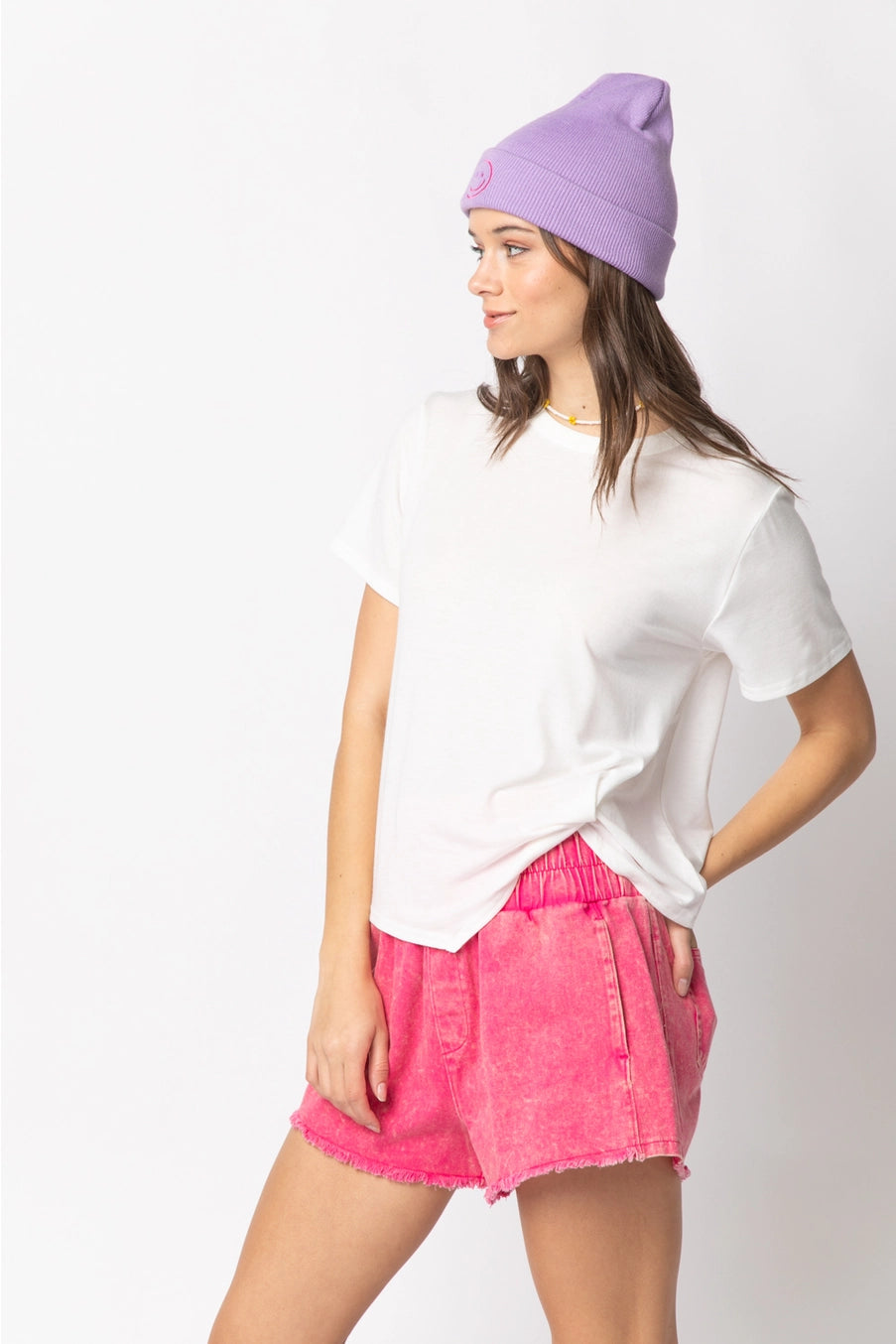 White Twisted Knot Knit